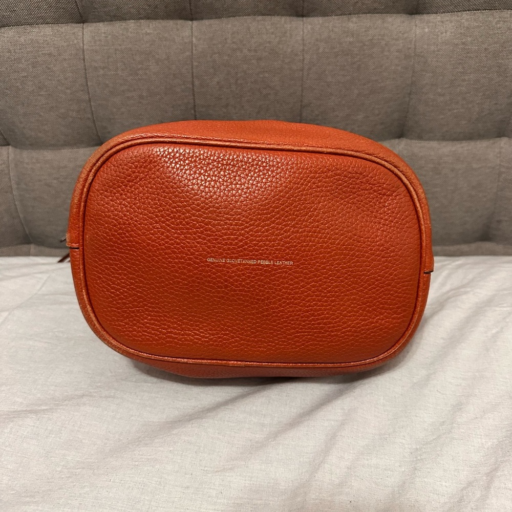 Coach Archive Ltd Ed Natural Pebbled Chili Leather LG Duffle Shoulder Bag RARE! - Picture 3 of 10